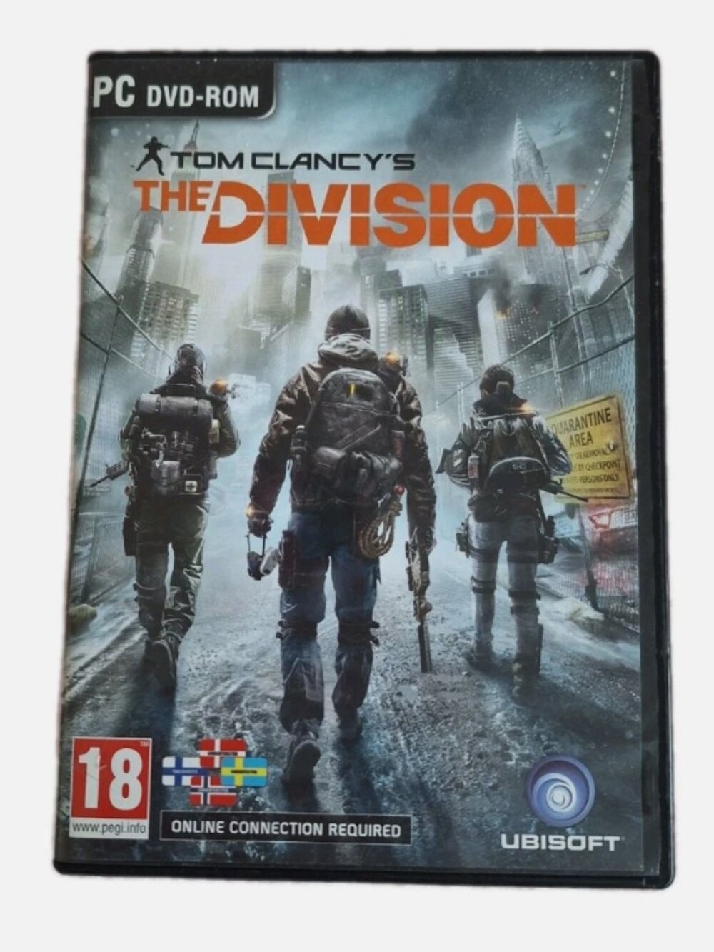 Tom Clancy's The Division (PC, 2016) - 5-Disc DVD-ROM Box Set - Good Condition